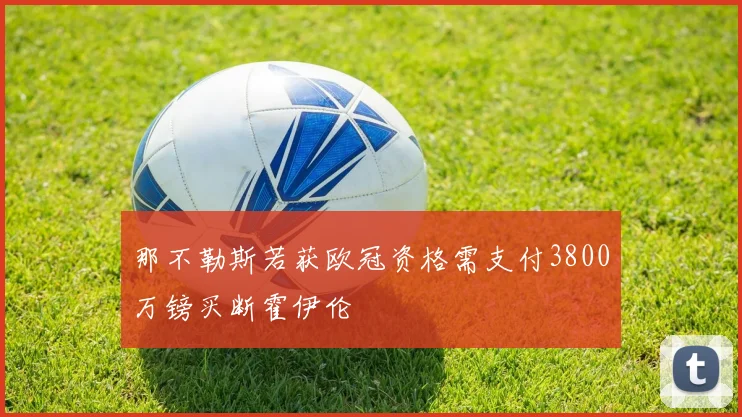 那不勒斯若获欧冠资格需支付3800万镑买断霍伊伦